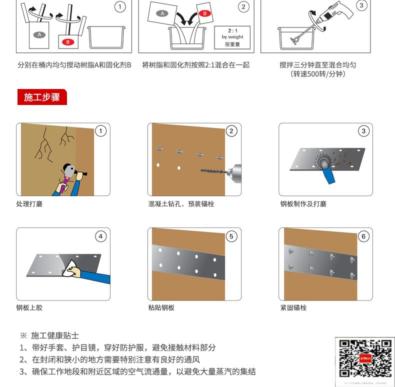 包钢宁夏粘钢加固施工过程